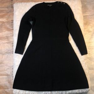 Banana Republic. Bi-textured Ribbed Dress